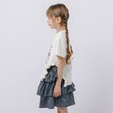 【2点セット】サイドスリットプリントTシャツ＋チェックティアードスカート | URBAN CHERRY | 詳細画像6 