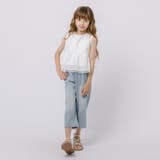 【2点セット】ノースリーブレースペプラムトップス＋デニムパンツ | URBAN CHERRY | 詳細画像16 