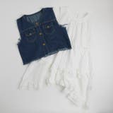 【2点セット】デニムベスト＋フロントリボンティアードワンピース | URBAN CHERRY | 詳細画像2 