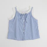 【2点セット】ギンガムチェックキャミトップス+レースパンツ | URBAN CHERRY | 詳細画像3