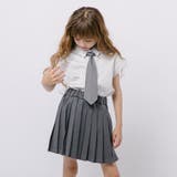 【3点セット】タイ付きストライプフレンチスリーブシャツ+プリーツスカート | URBAN CHERRY | 詳細画像10