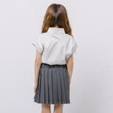 【3点セット】タイ付きストライプフレンチスリーブシャツ+プリーツスカート | URBAN CHERRY | 詳細画像8