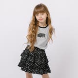 【2点セット】配色メロウリブトップス+ドットティアードスカート | URBAN CHERRY | 詳細画像9