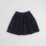 【3点セット】ノースリーブトップス＋フラワーキャミ＋デニムスカート | URBAN CHERRY | 詳細画像10 