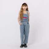 【2点セット】フロッキーロゴデザインデニムビスチェ＋ストレートパンツ | URBAN CHERRY | 詳細画像14 