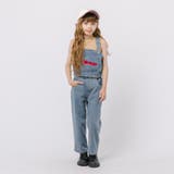 【2点セット】フロッキーロゴデザインデニムビスチェ＋ストレートパンツ | URBAN CHERRY | 詳細画像15 