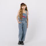 【2点セット】フロッキーロゴデザインデニムビスチェ＋ストレートパンツ | URBAN CHERRY | 詳細画像16 