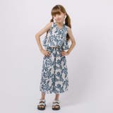 【2点セット】ボタニカルデザインノースリーブトップス+ストレートパンツ | URBAN CHERRY | 詳細画像3