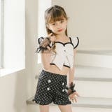 【セパレート2点セット】バイカラーリボントップス+ドットフリルパンツ水着 | URBAN CHERRY | 詳細画像14