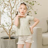 シャーリングパフスリーブトップス+フラワーフリルパンツ水着 | URBAN CHERRY | 詳細画像16