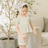 シャーリングパフスリーブトップス+フラワーフリルパンツ水着 | URBAN CHERRY | 詳細画像49