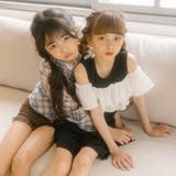 【セパレート2点セット】オープンショルダードッキングフリルトップス＋フリルフレア… | URBAN CHERRY | 詳細画像42 