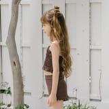 【セパレート3点セット】チェックシアートップス+ギャザーキャミトップス+フリルパ… | URBAN CHERRY | 詳細画像14