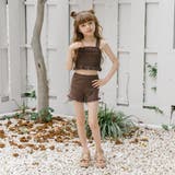 【セパレート3点セット】チェックシアートップス+ギャザーキャミトップス+フリルパ… | URBAN CHERRY | 詳細画像18