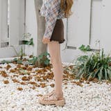 【セパレート3点セット】チェックシアートップス+ギャザーキャミトップス+フリルパ… | URBAN CHERRY | 詳細画像22