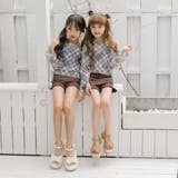 【セパレート3点セット】チェックシアートップス+ギャザーキャミトップス+フリルパ… | URBAN CHERRY | 詳細画像29
