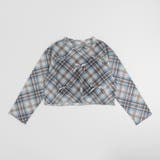【セパレート3点セット】チェックシアートップス+ギャザーキャミトップス+フリルパ… | URBAN CHERRY | 詳細画像4