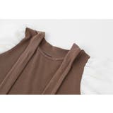 【伸縮性・保温性バツグン】シフォンドッキングバックリボンリブトップス | URBAN CHERRY | 詳細画像23