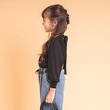 【伸縮性・保温性バツグン】シフォンドッキングバックリボンリブトップス | URBAN CHERRY | 詳細画像9