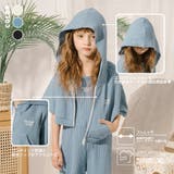 【さらっと触感】ワッフルクロップドフードパーカー | URBAN CHERRY | 詳細画像2