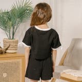 【さらっと触感】ワッフルリボンラインクロップドTシャツ | URBAN CHERRY | 詳細画像11