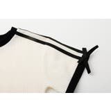 【さらっと触感】ワッフルリボンラインクロップドTシャツ | URBAN CHERRY | 詳細画像32