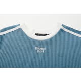 【さらっと触感】ワッフルリボンラインクロップドTシャツ | URBAN CHERRY | 詳細画像36