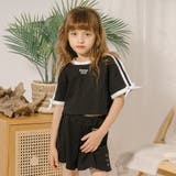 【さらっと触感】ワッフルリボンラインクロップドTシャツ | URBAN CHERRY | 詳細画像5