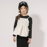 【ふくれジャガード】サイドカットリボンペプラムキャミチュニック | URBAN CHERRY | 詳細画像14 