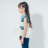 【ふくれジャガード】サイドカットリボンペプラムキャミチュニック | URBAN CHERRY | 詳細画像3 