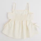 【ふくれジャガード】サイドカットリボンペプラムキャミチュニック | URBAN CHERRY | 詳細画像5 