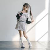 【U.TRACK】ロゴプリントアシンメトリーオフショルトレーナー | URBAN CHERRY | 詳細画像23