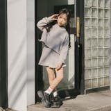 【U.TRACK】バックプリントクロップドハーフジップトップス | URBAN CHERRY | 詳細画像17
