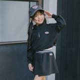 【U.TRACK】バックプリントクロップドハーフジップトップス | URBAN CHERRY | 詳細画像5