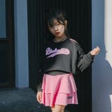 【U.TRACK】ロゴ刺繍クロップドロゴトレーナー | URBAN CHERRY | 詳細画像20