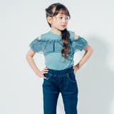 【快適さらリブ素材】カットショルダーシアーフリルリブトップス | URBAN CHERRY | 詳細画像24