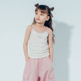 【快適さらリブ素材】ハートプリント配色パイピングキャミソール | URBAN CHERRY | 詳細画像4 