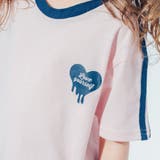 【吸水速乾】ハートプリントラインリンガーTシャツ | URBAN CHERRY | 詳細画像28