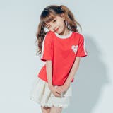 【吸水速乾】ハートプリントラインリンガーTシャツ | URBAN CHERRY | 詳細画像3