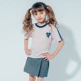 【吸水速乾】ハートプリントラインリンガーTシャツ | URBAN CHERRY | 詳細画像43
