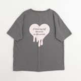 【吸水速乾】オーバーサイズハートロゴプリントTシャツ | URBAN CHERRY | 詳細画像14