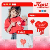 【吸水速乾】オーバーサイズハートロゴプリントTシャツ | URBAN CHERRY | 詳細画像2