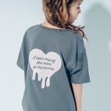 【吸水速乾】オーバーサイズハートロゴプリントTシャツ | URBAN CHERRY | 詳細画像9