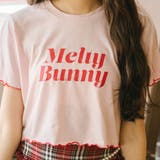 【MELTY BUNNY/メルティバニー】配色メロウロゴプリントTシャツ | URBAN CHERRY | 詳細画像24