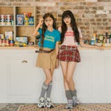 【MELTY BUNNY/メルティバニー】配色メロウロゴプリントTシャツ | URBAN CHERRY | 詳細画像45