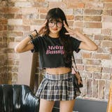 【MELTY BUNNY/メルティバニー】配色メロウロゴプリントTシャツ | URBAN CHERRY | 詳細画像56