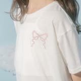 【CHIPIE/シピ】フレンチリボンロゴプリントTシャツ | URBAN CHERRY | 詳細画像23 