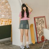 ポッププリントカットデザインネックTシャツ | URBAN CHERRY | 詳細画像14