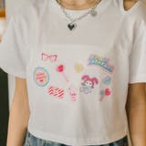 ポッププリントカットデザインネックTシャツ | URBAN CHERRY | 詳細画像24