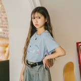 ポッププリントカットデザインネックTシャツ | URBAN CHERRY | 詳細画像45